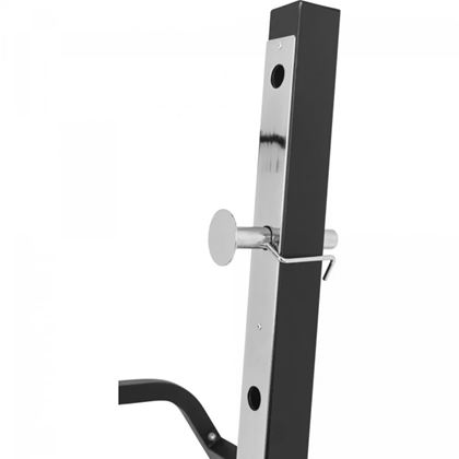 Gorilla Sports Multibench vektstangstativ, Treningsbenk med skivestangstativ