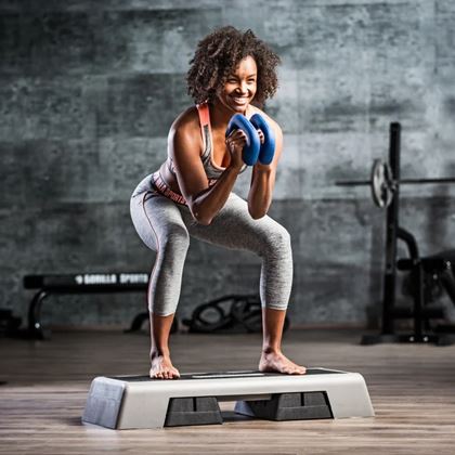 Gorilla Sports Step up board PRO - Stort, Stepkasse