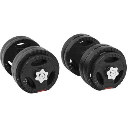 Gorilla Sports Hantlar PRO Trigrip - 2x15 kg