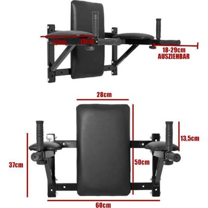 Gorilla Sports Dips & Magestilling - Vegg, Power tower