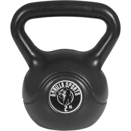 Gorilla Sports Kettlebell GS Svart, Kettlebells