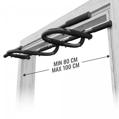 Gorilla Sports Pull-up bar - Chin bar Multi - Dør, Chin up bar & Chins rack