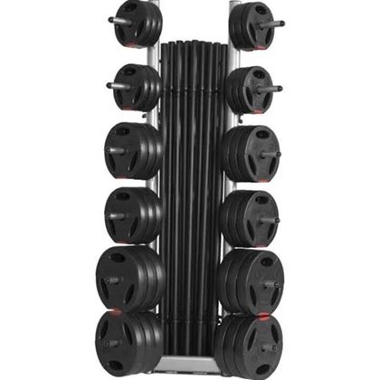 Gorilla Sports Stativ Bodypump Vektstativ - Stang og vekt, Oppbevaring pumpesett