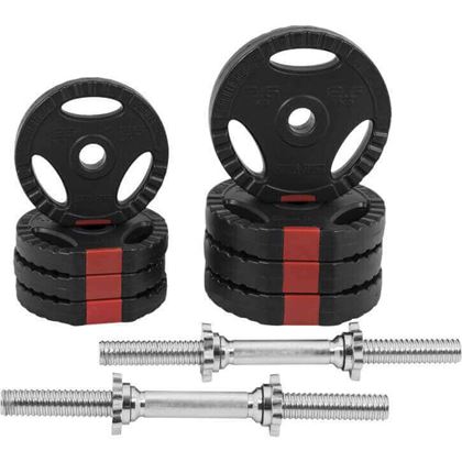 Gorilla Sports Hantlar PRO Trigrip- 2x10kg