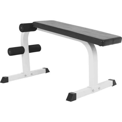 Gorilla Sports Sittebenk Robust - Hvit, Magebenk