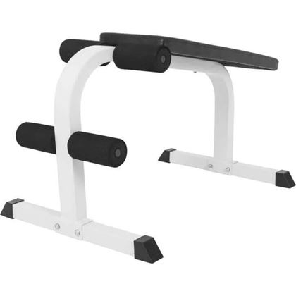 Gorilla Sports Sittebenk Robust - Hvit, Magebenk