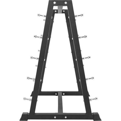 Gorilla Sports Vektstativ - Fasta PRO Rubber, Oppbevaring pumpesett