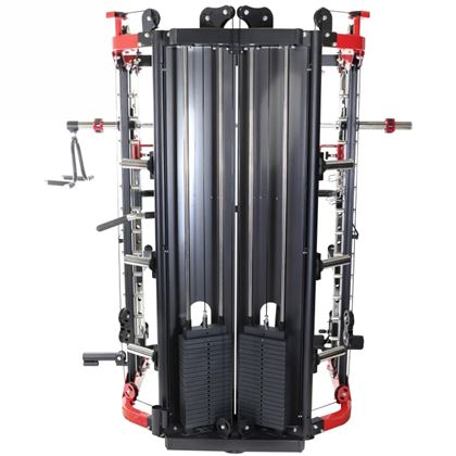 Gorilla Sports Smith maskin MULTI Kabelmaskin - Vektmagasin 2x90kg, Smithmaskin
