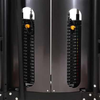 Gorilla Sports Smith maskin MULTI Kabelmaskin - Vektmagasin 2x90kg, Smithmaskin