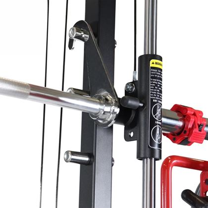 Gorilla Sports Smith maskin MULTI Kabelmaskin - Vektmagasin 2x90kg, Smithmaskin