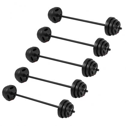Gorilla Sports Vektstangpakke - 100 kg, Pump set