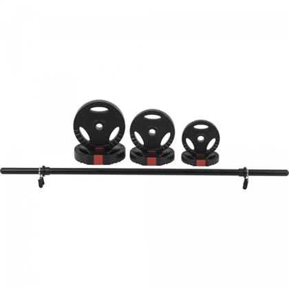 Gorilla Sports Vektstangpakke - 100 kg, Pump set