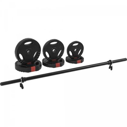 Gorilla Sports Vektstangpakke - 100 kg, Pump set