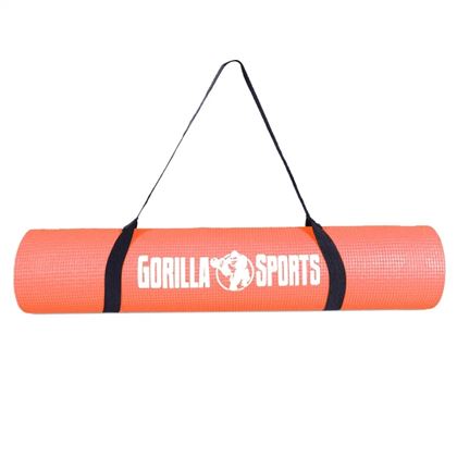 Gorilla Sports Yogamatte PVC - 180x60 cm, Yoga matte