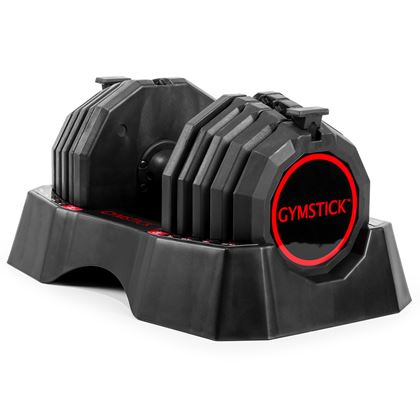 Gymstick Quick-Lock Dumbbell 4,5 - 22,5 kg (Single), Manualer justerbare