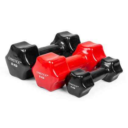 Gymstick Studio Dumbbell - single, Manualer Neopren Vinyl