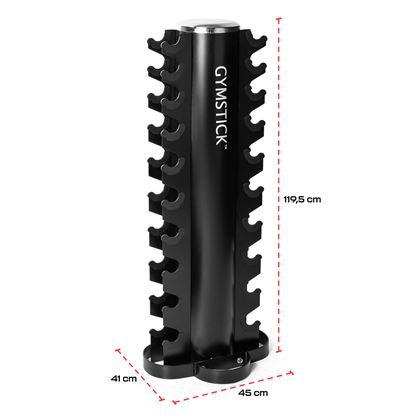 Gymstick Tower Rack For Chrome Dumbbells, Ställning hantlar