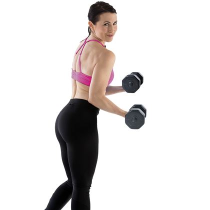 Gymstick Vinyl Dumbbells, Manualer Neopren Vinyl
