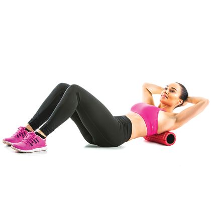 Gymstick Travel Roller with Myofascia Ball, Foamroller