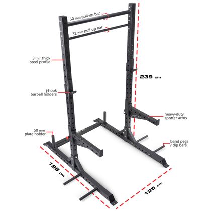 Gymstick Alpha Cage, Power rack