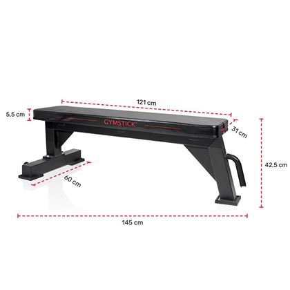 Gymstick Flat Bench Pro, Träningsbänk