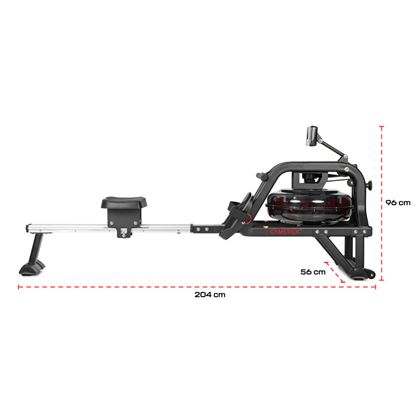 Gymstick H2O Rower Machine, Roddmaskin