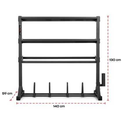Gymstick Multi Storage Rack, Ställning viktskivor