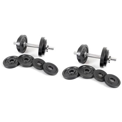 Hammer Sport Hammer Dumbbell Set Black 30kg (2x item 6721), Manualsett