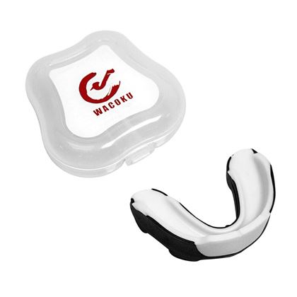 Hammer Boxing Gum Shield  Ergo Sirius Double, Black-Grey, Incl. Storage Box, Tandskydd