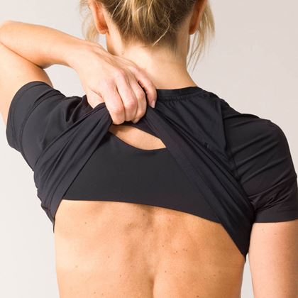 Swedish Posture Reminder T-shirt Woman, Ryggbeskytter