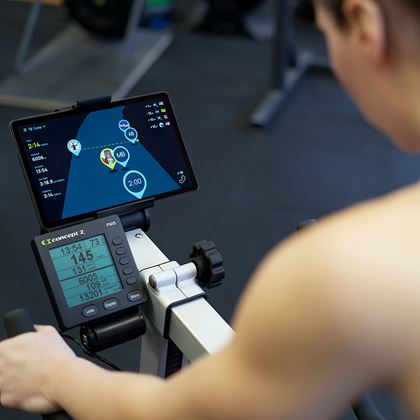 Concept 2 BikeErg Svart, Spinningcykel