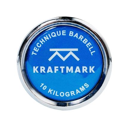 Kraftmark Internationell Skivstång 50 mm Teknik 10 kg, Teknikstång