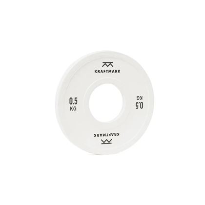 Kraftmark Internationella 50 mm Change Plates, Viktskivor gummerade