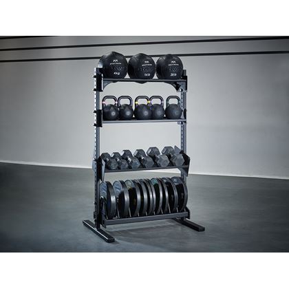 Kraftmark Hyllförvaring För Kettlebells/Slamballs 108 cm, Förvaring kettlebells
