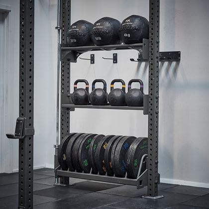 Kraftmark Hyllförvaring För Kettlebells/Slamballs 108 cm, Förvaring kettlebells