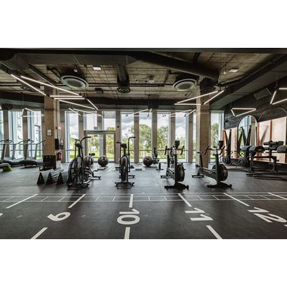 Pavigym Endurance Freeweight 7 mm Black, 100x100 cm, Gymgolv