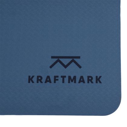 Kraftmark Yogamatta Blå/Ljusblå, Yogamattor