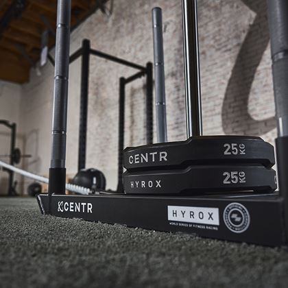 CENTR x HYROX Hyrox Competition Interlocking Bumper Plate 25 kg, Viktskivor bumper