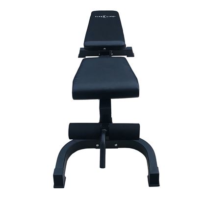 Titan LIFE Weight Garage Gym 100 kg, Träningsbänk med skivstångsställning
