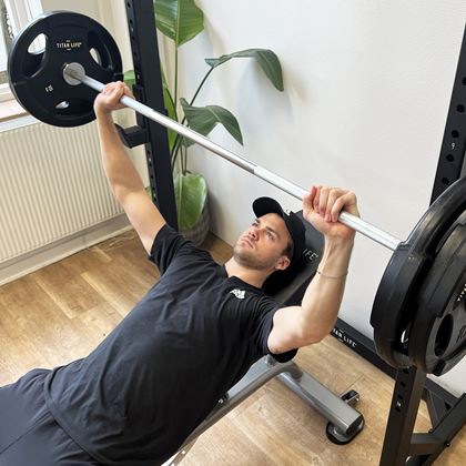 Titan LIFE Squat Stand, Skivstångsställning