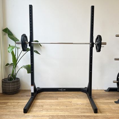 Titan LIFE Squat Stand, Skivstångsställning