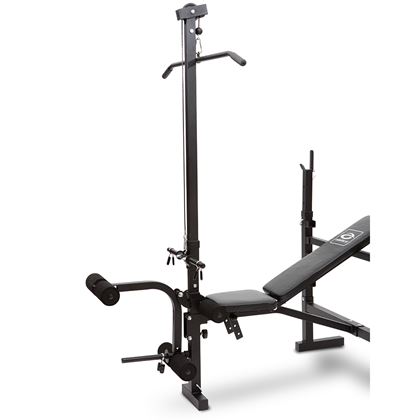 Abilica 3150 PullDown Attachment, Treningsbenk med skivestangstativ