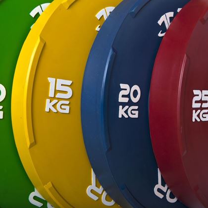 Thor Fitness Tävlingsbumper Färgad, Viktskivor bumper