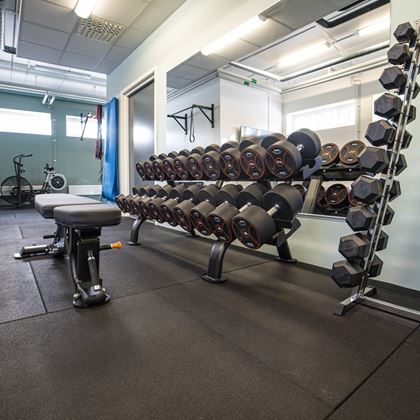 Thor Fitness Svarta Pu, Hantlar Gummi