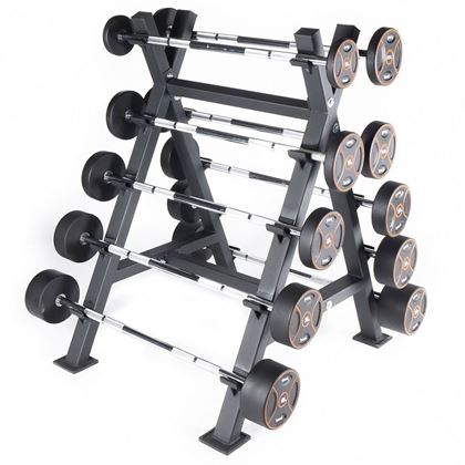 Thor Fitness Svart Pu Rak Skivstång, Fast skivstång