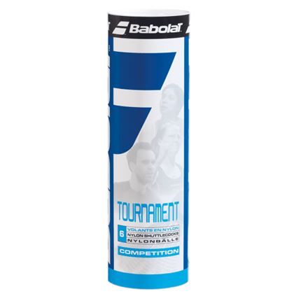 Babolat Tournament Vit (6-Pack), Badmintonbollar