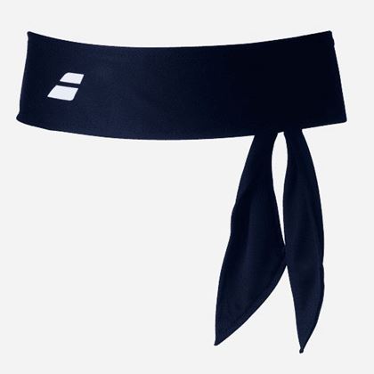 Babolat Tie Headband Black, Pannband