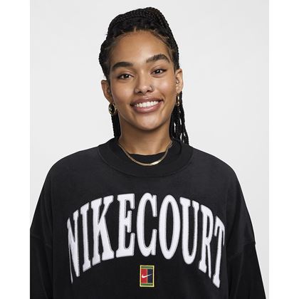 Nike W Court Heritage Over-Oversized Crew, Padel- & tenniströja dam