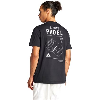 Adidas Padel Graphic Tee, Padel- og tennis T-skjorte herre