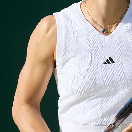 Adidas Crop Top Pro, Padel- & tennis t-shirt Dam